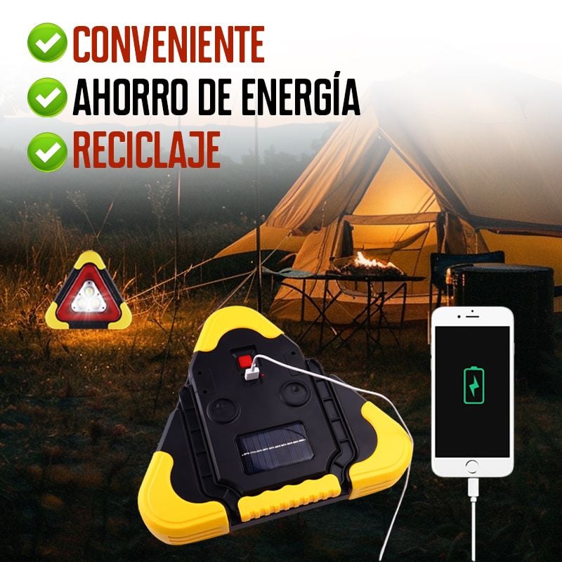 Luz Solar Aviso Emergencia
