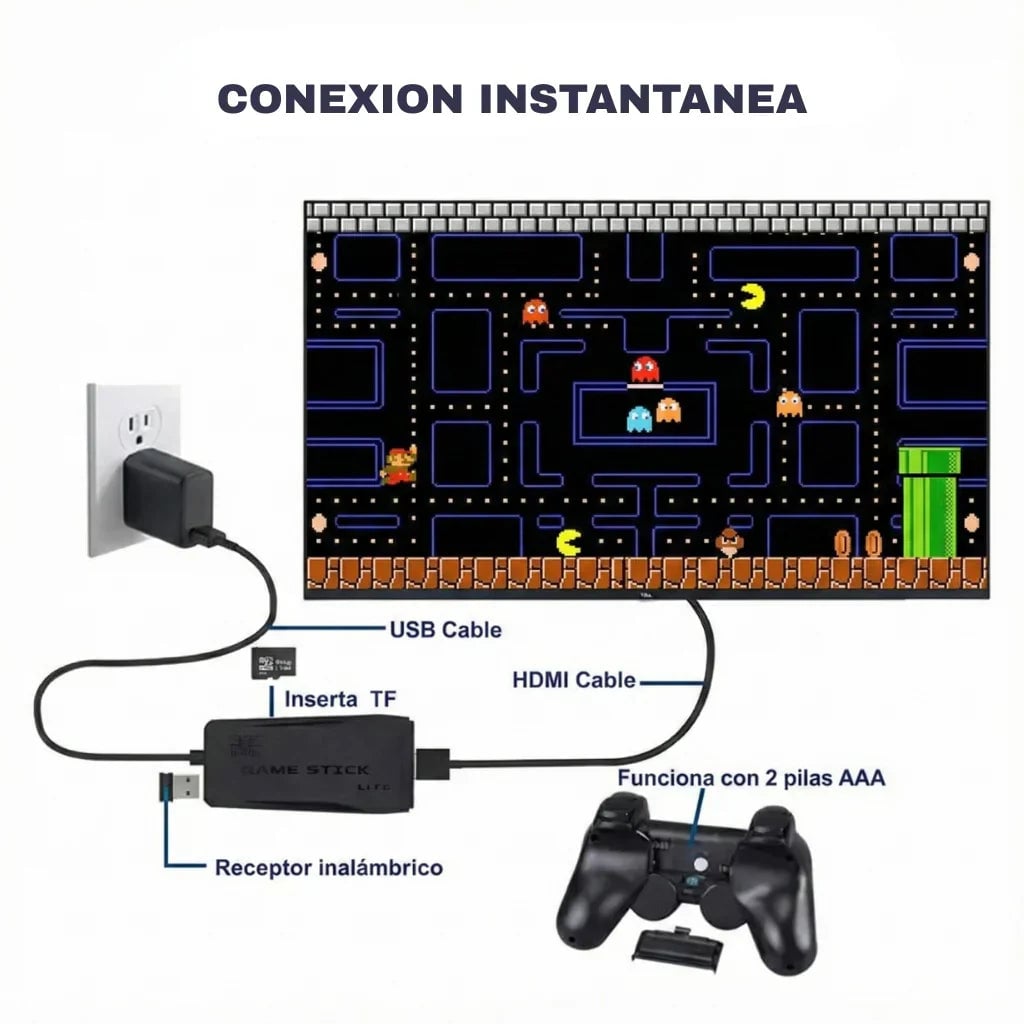 Consola de Juegos Retro