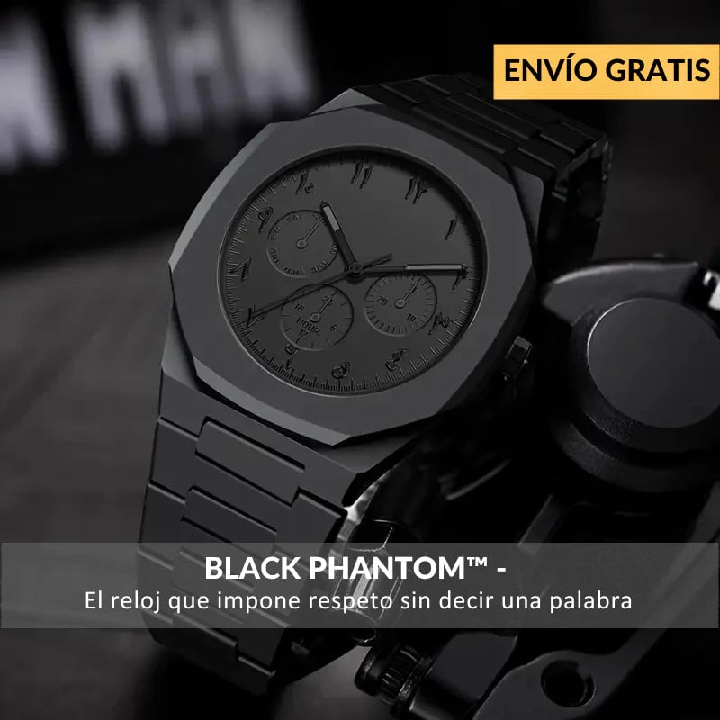 BLACK PHANTOM™ — El reloj que impone respeto sin decir una palabra + ENVÍO GRATIS 🎁