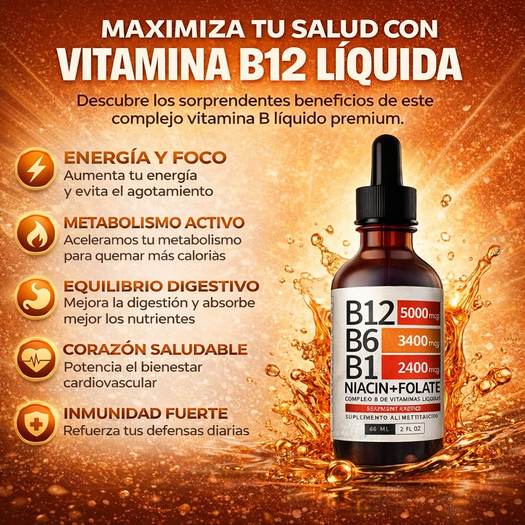 ⚡COMPLEX VITAMINICO B12 NUSAVA 2 UNIDADES- ENVIO GRATIS