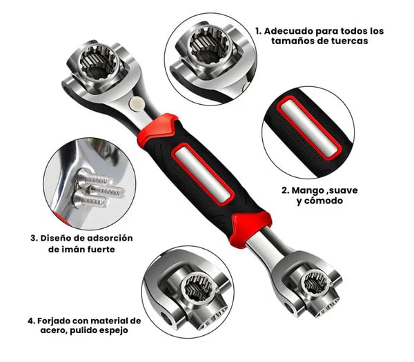 Llave  Power-Max  360° ™️ - HOY 35%OFF