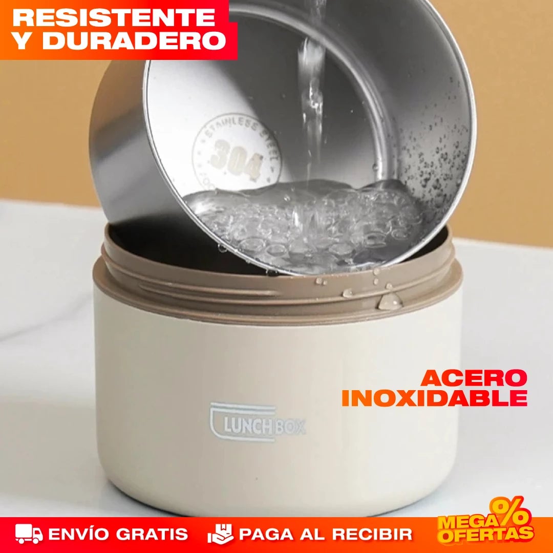 SET X4 PORTACOMIDAS Y LONCHERA TÉRMICA