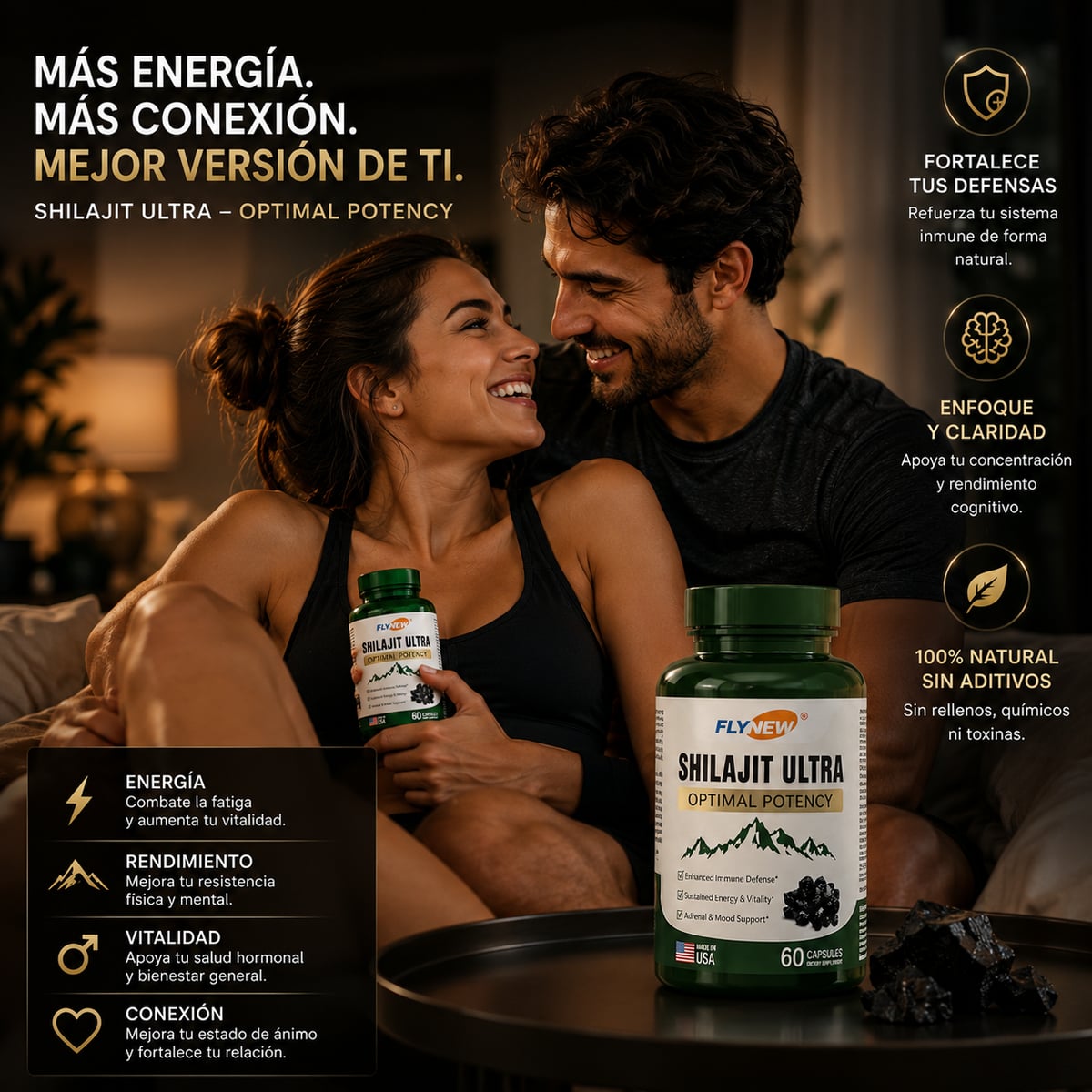 🌿SHILAJIT ULTRA⚡ ENERGÍA, SALUD Y BIENESTAR CADA DÍA 🌿🔥