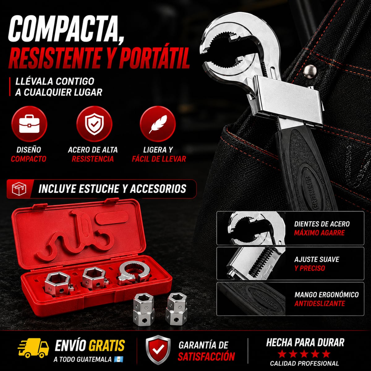GripMaster™ | Llave Universal Multifuncional + Envío GRATIS