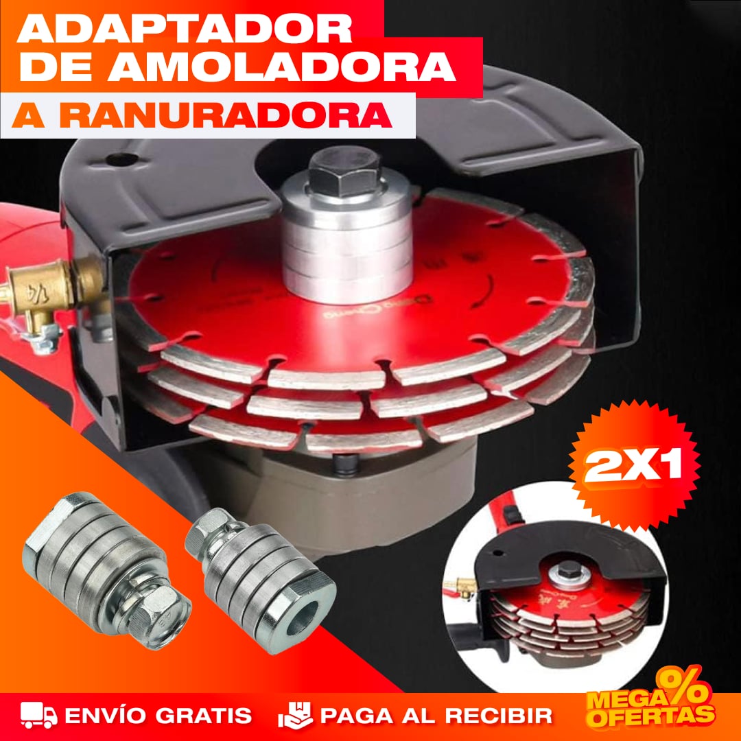 Adaptador de Amoladora a Ranuradora – Convierte tu Amoladora en Ranuradora · 2x1