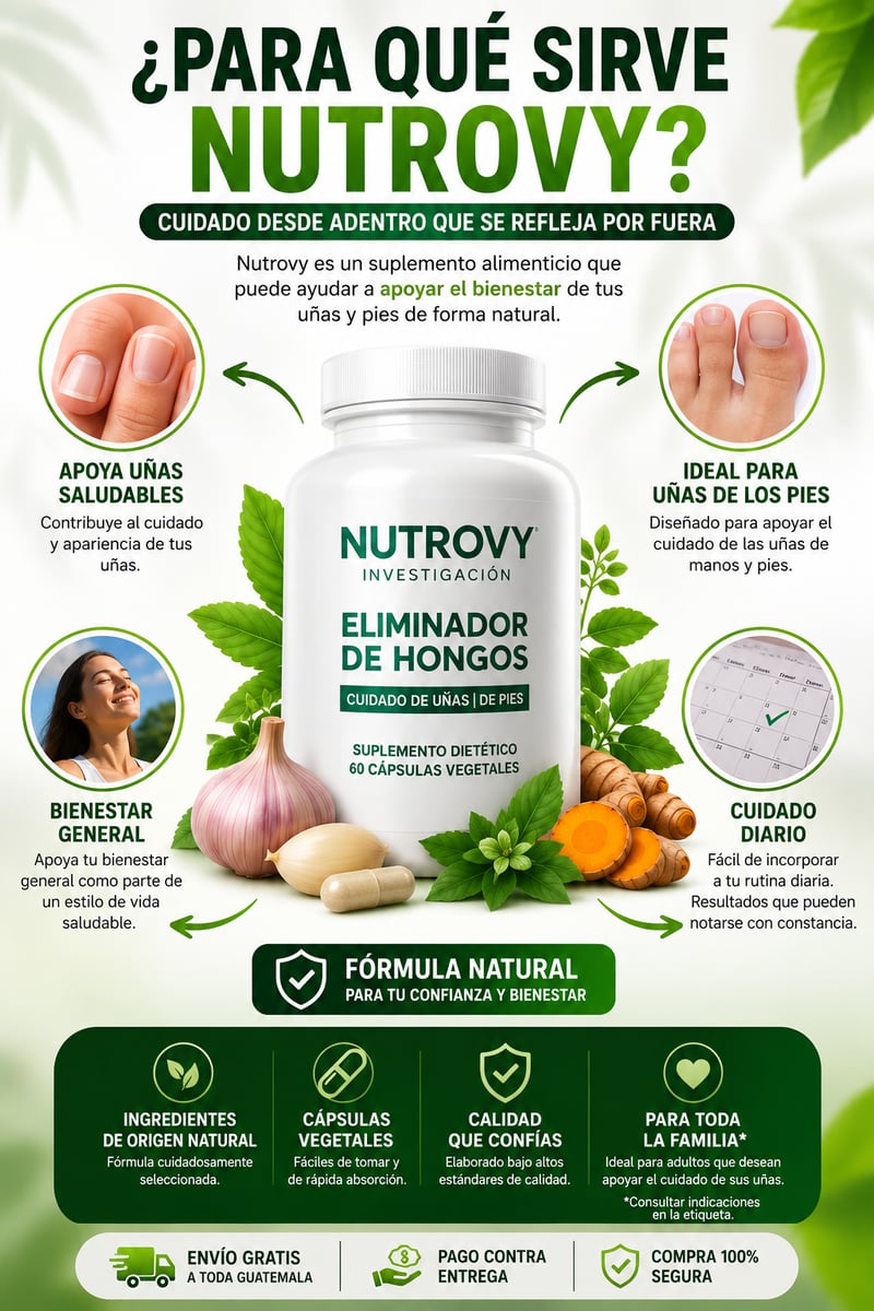 Nutrovy Eliminador De Hongos Uñas + ENVIO GRATIS 