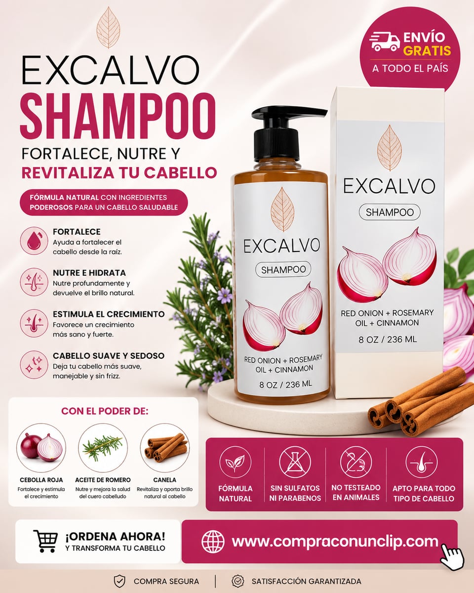 Champú ExCalvo — Regenerador Capilar Anticaída
