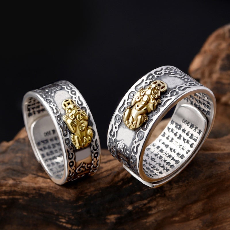 Anillo Pixiu de la Buena Suerte y Abundancia✨