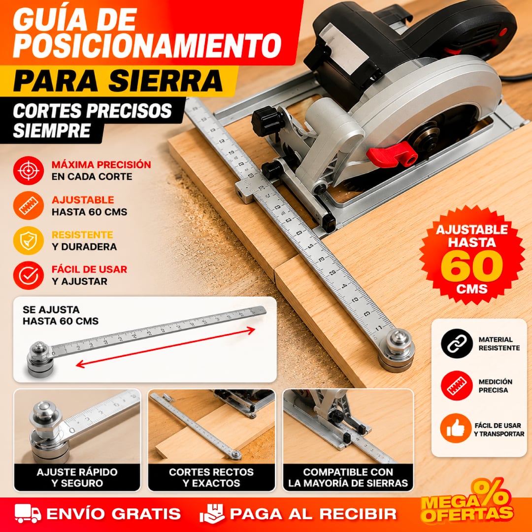 Guía de Corte para Madera – Cortes Rectos Perfectos