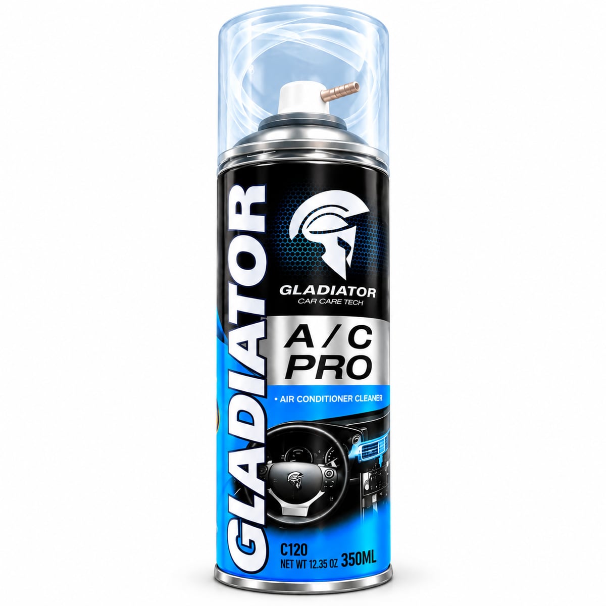 Gladiator A/C Pro™ – Limpiador de Ductos y Aire Acondicionado para Auto + ENVIO GRATIS 🎁