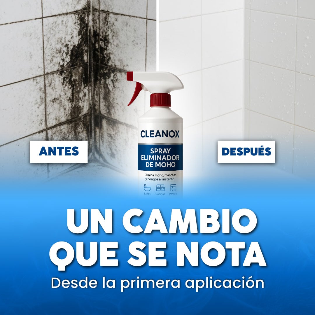 Spray removedor de moho y hongos - Cleanox™ + ENVIO GRATIS 🇬🇹