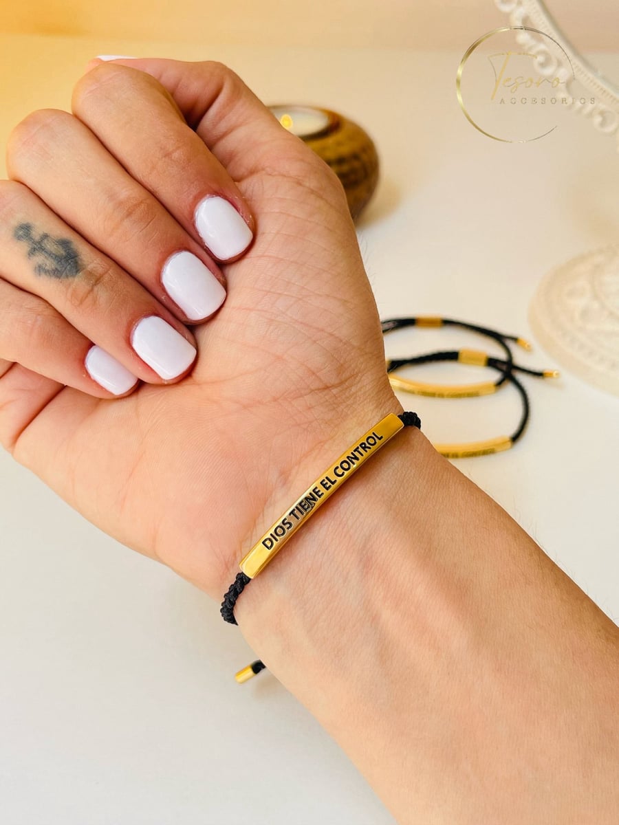 Pulsera de Fé y Esperanza: Dios tiene el Control ❤️