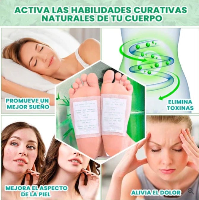 🌿 Parches Detox de Bienestar Nocturno 🚚 Envío GRATIS 