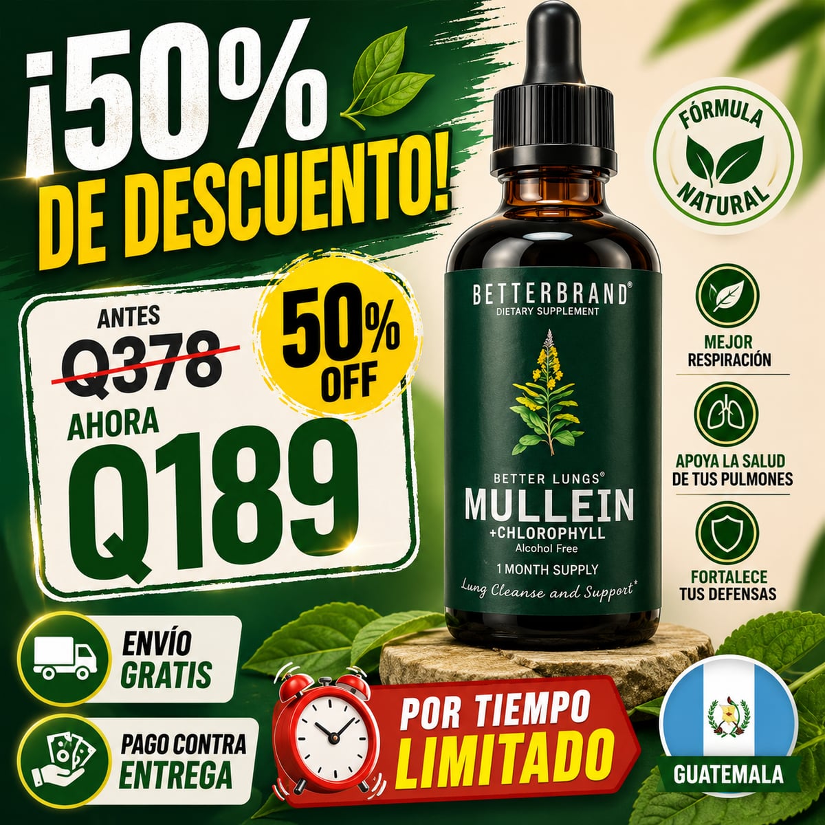 MULLEIN+CHLOROPHYLL+ ENVIO GRATIS