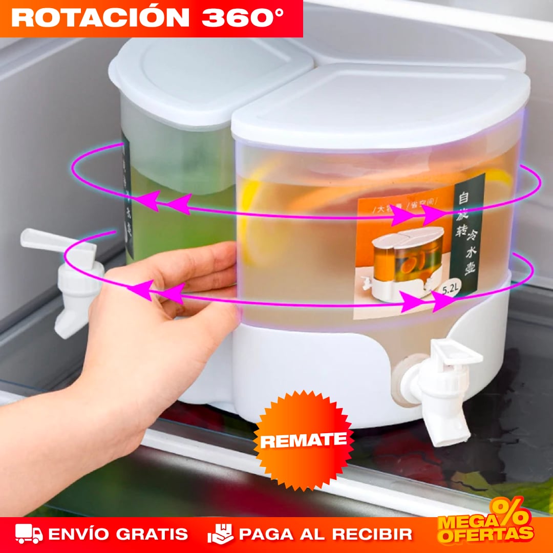 DISPENSADOR DE BEBIDAS 3 EN 1 DE 5.2 LITROS