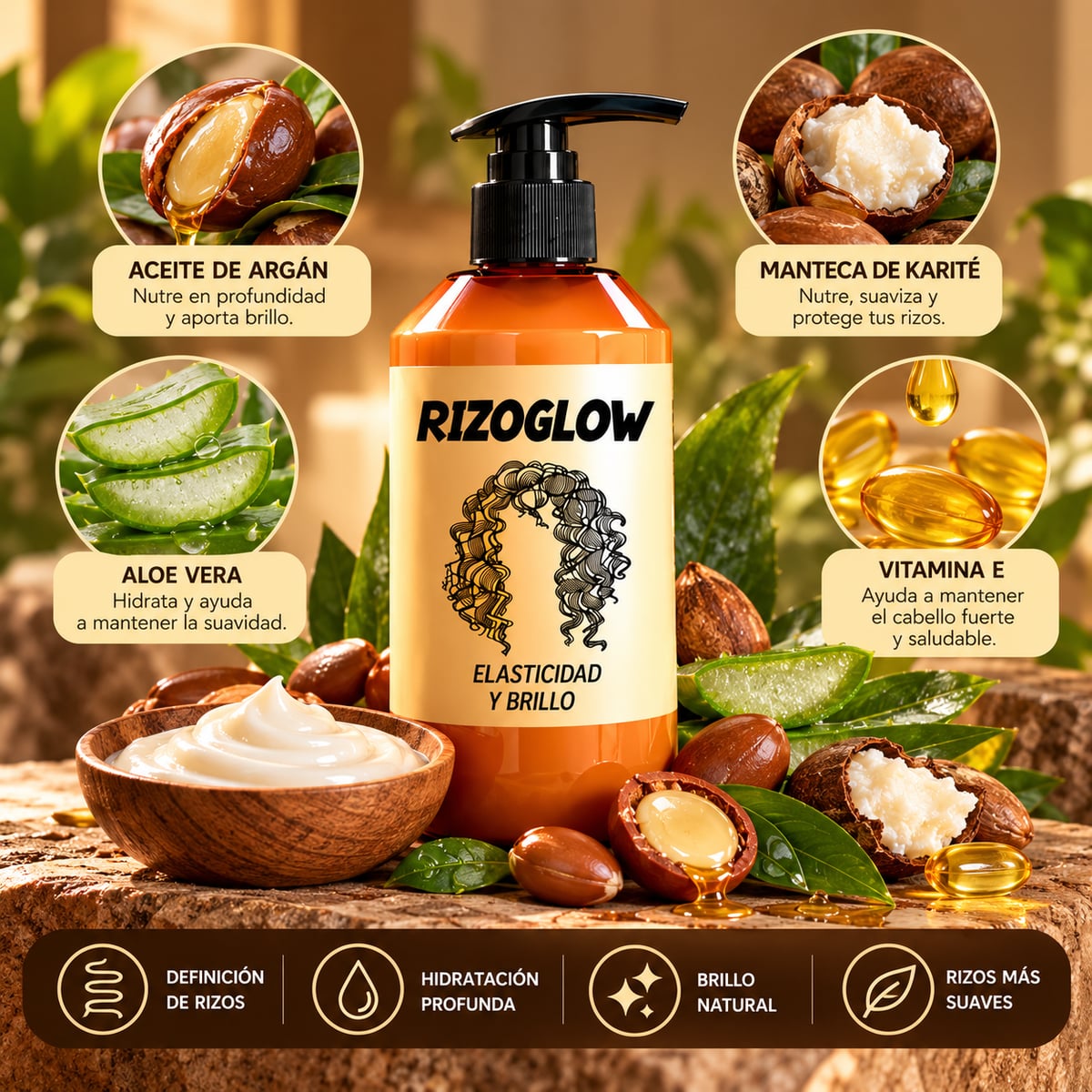 RizoGlow™ - Recupera la definición de tus rizos sin pasar horas arreglándolos + Regalo 🎁 + Envío gratis
