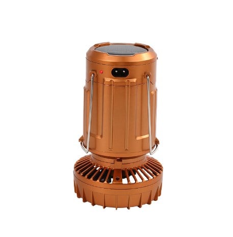 🔥Luz LED portátil para acampar con ventilador