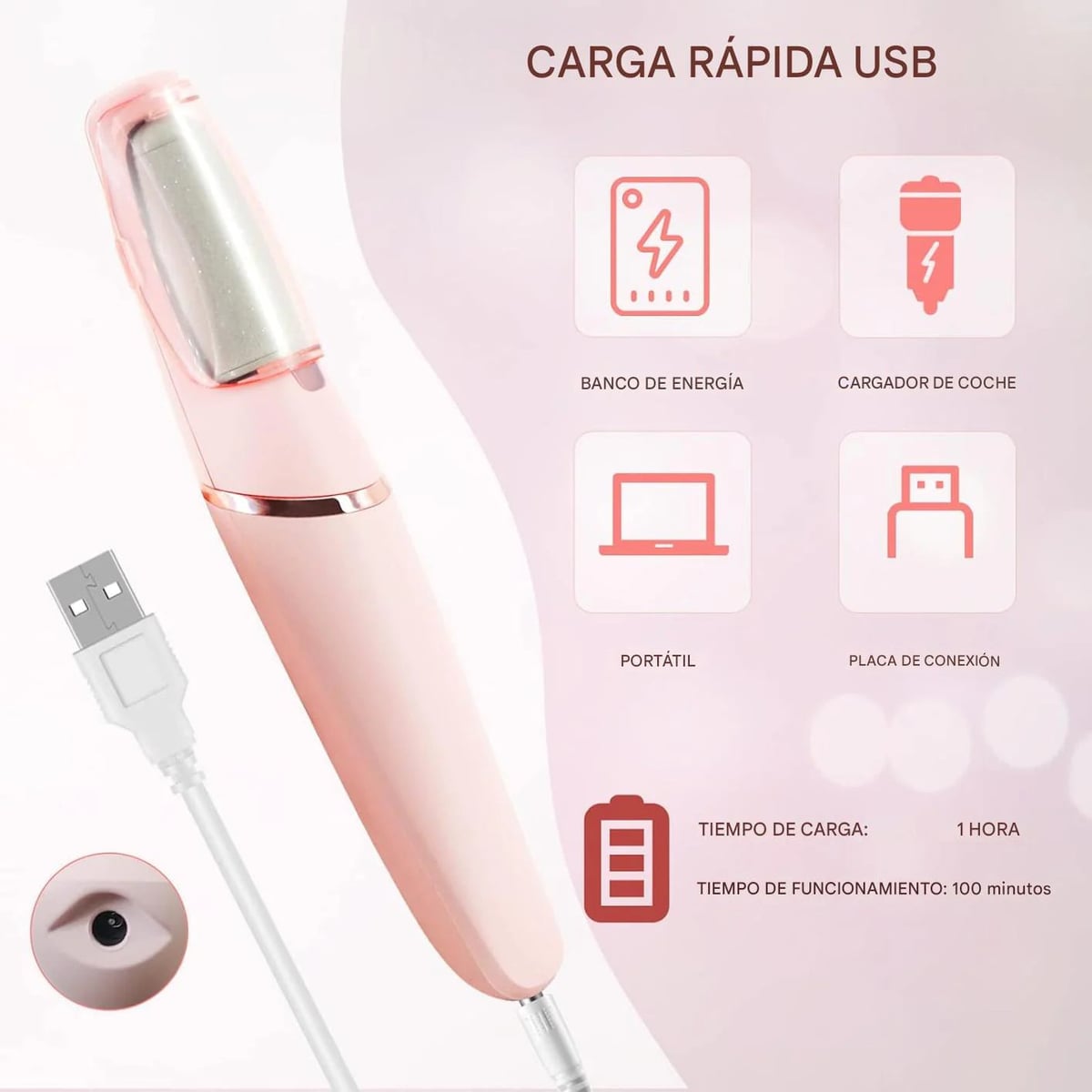 ULTIMAS UNIDADES ✨PediLuxe® - Quita Callos Eléctrico👣 + ENVÍO GRATIS