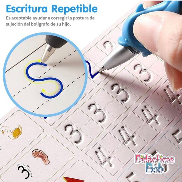 ULTIMAS UNIDADES - SET DE 4 CUADERNOS MÁGICOS INFANTILES + ENVÍO GRATIS