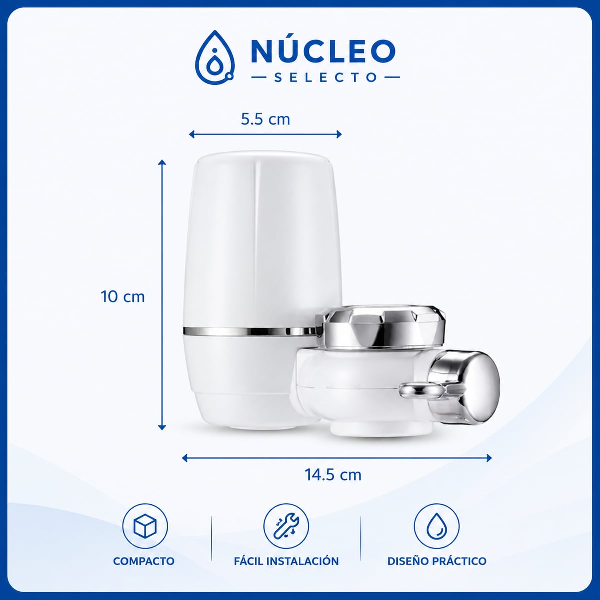 Purificador de Agua para Grifo – Limpieza y seguridad 💧