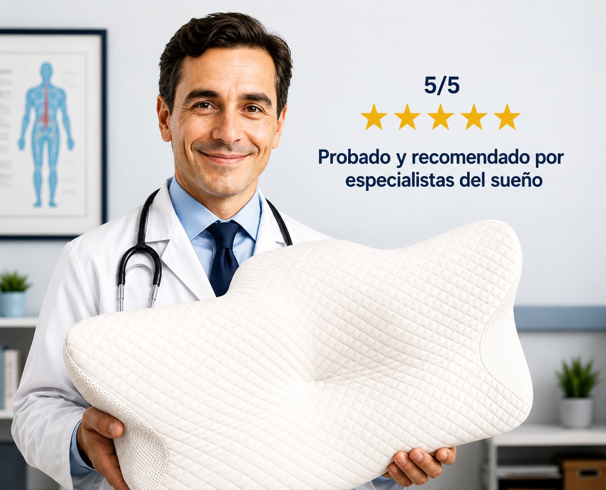 Almohada OrthoSleep Ergonómica para Dormir + ENVÍO GRATIS