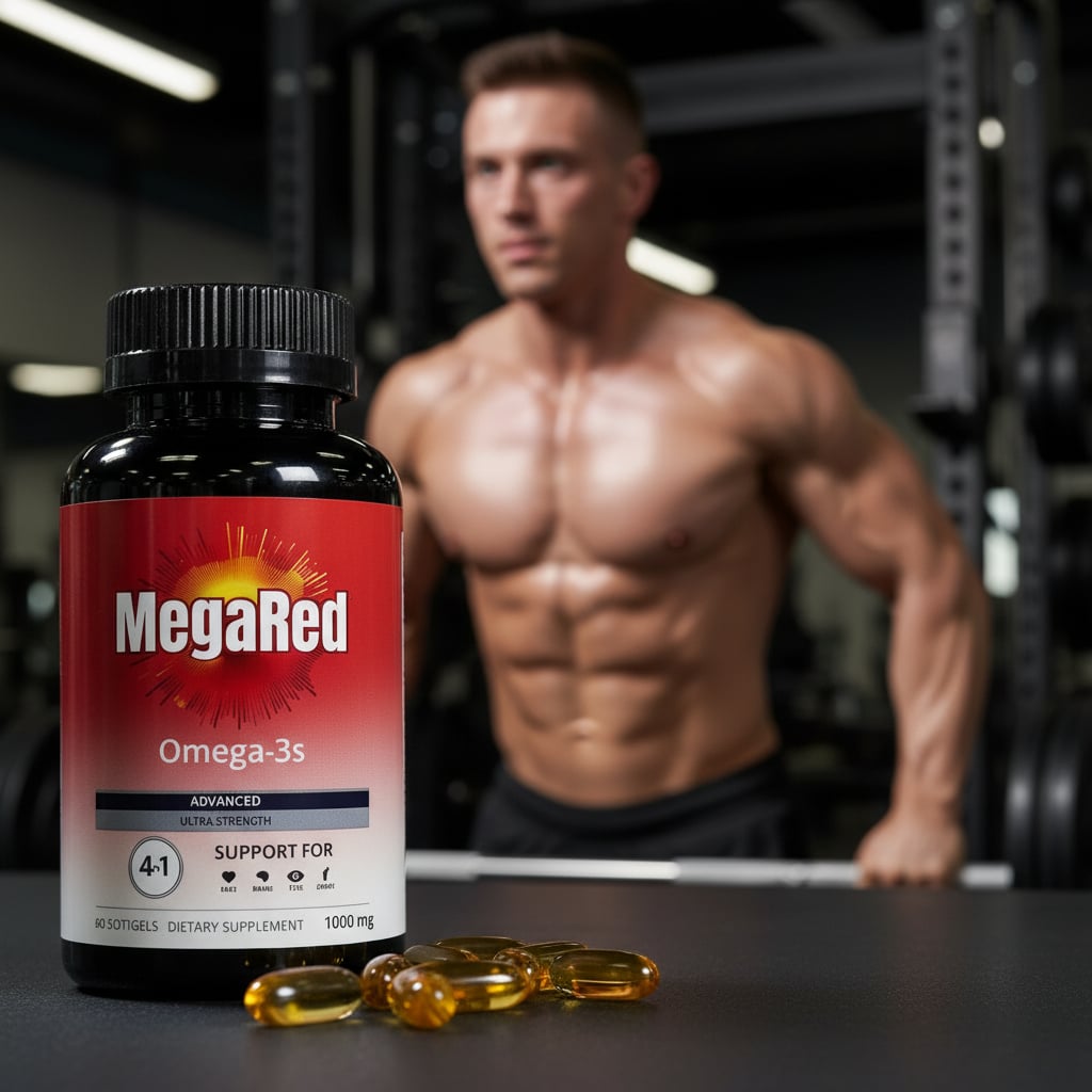 MegaRed Omega 3 (EPA + DHA) 1000 mg. 60 Caps.