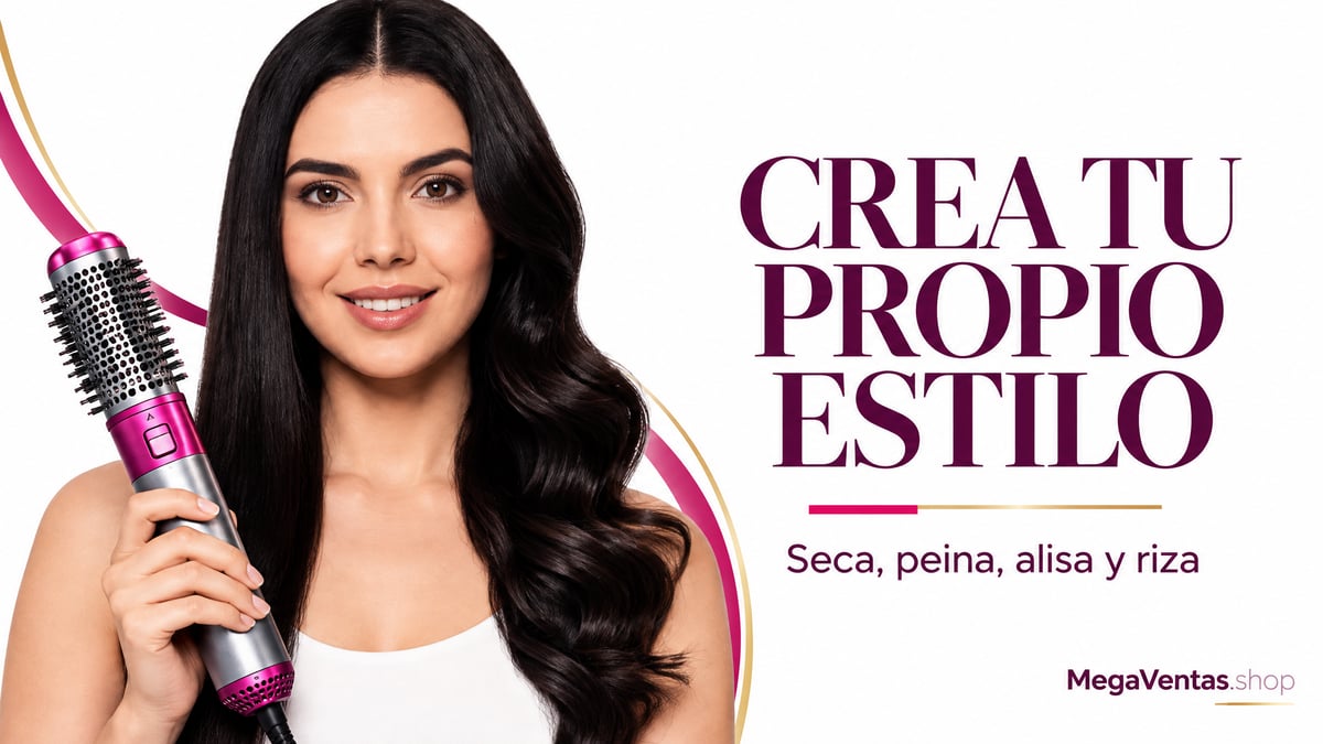 Cepillo Secador de Pelo 5 en 1