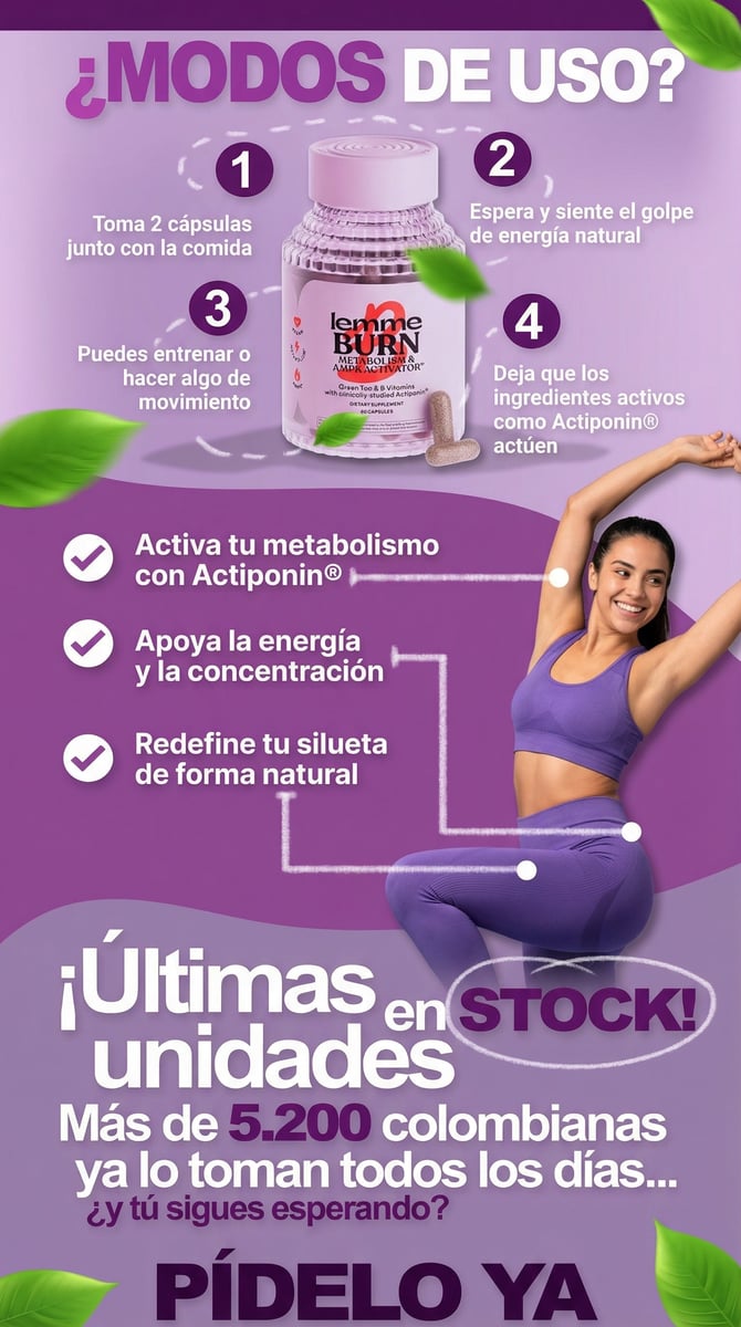 LEMME BURN - Quemador De Grasa+Envio gratis