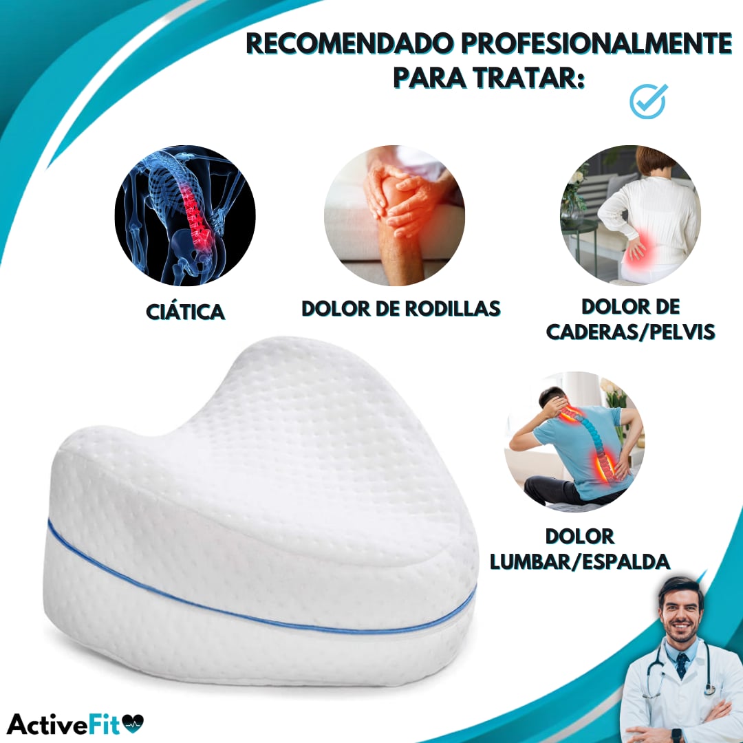 Almohada de Alineación ortopédica para piernas | Alivia el dolor del Nervio Ciático desde la Primera Noche + ENVIO GRATIS
