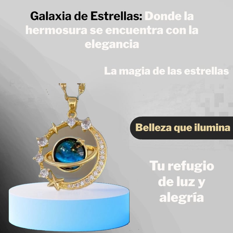 Collar Estrellas Saturno