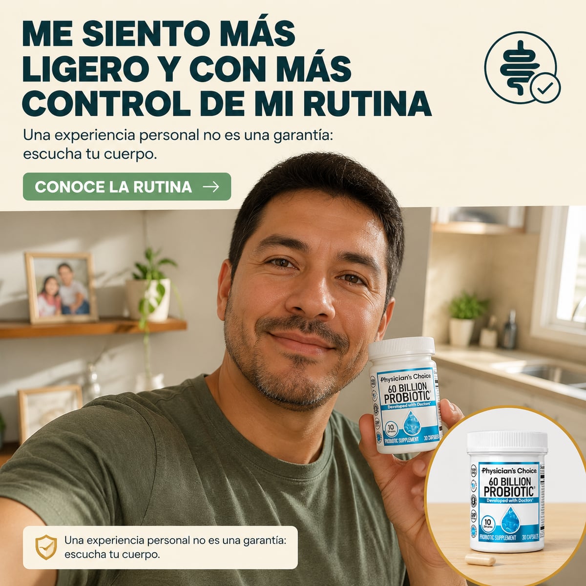 60 Billions Probiotics - Apoyo digestivo