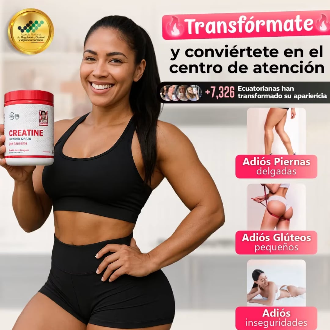 FemmeFit Creatina + Colágeno ORIGINAL PARA MUJERES 🍑 3 EN 1 + ENVIO GRATIS 🎁