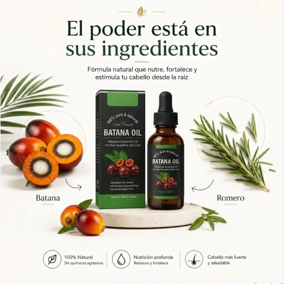 Batana Luxe – Crecimiento y Reparación Capilar