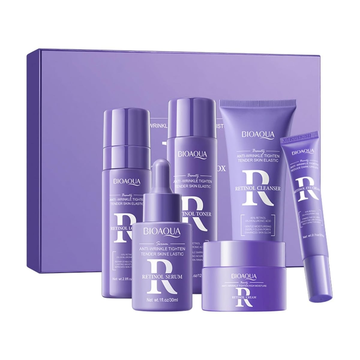 Rutina Facial Antiedad Retinol BIOAQUA