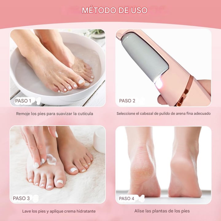 ULTIMAS UNIDADES ✨PediLuxe® - Quita Callos Eléctrico👣 + ENVÍO GRATIS