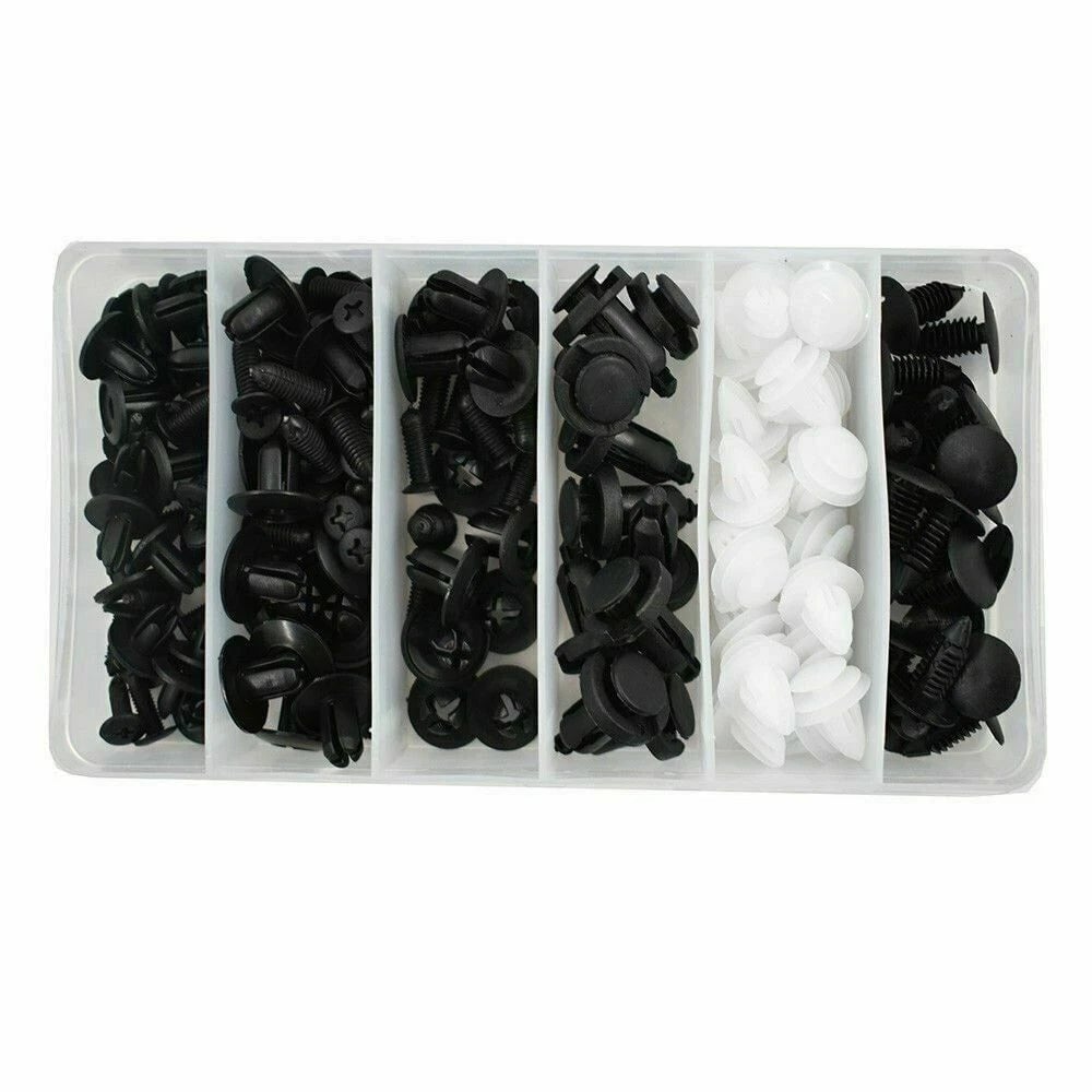 Set Clip Remache Plástico Sujeción Para Coche Broches Autos