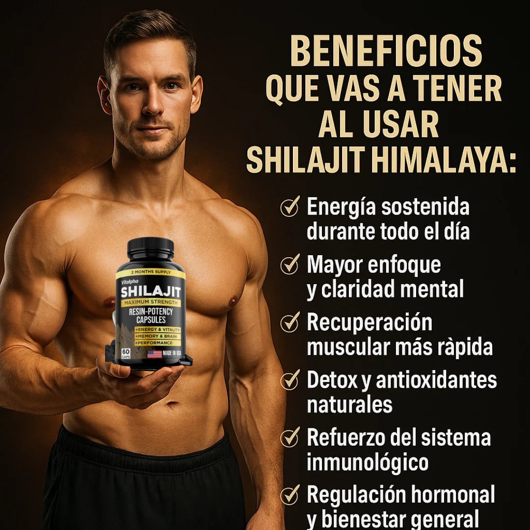 Shilajit del Himalaya ®| ORIGINAL - POTENCIADOR SEXUAL + ENVIO GRATIS 🎁