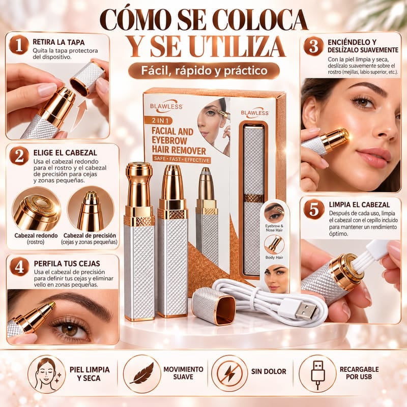 Precision Glow Depilador 2 en 1