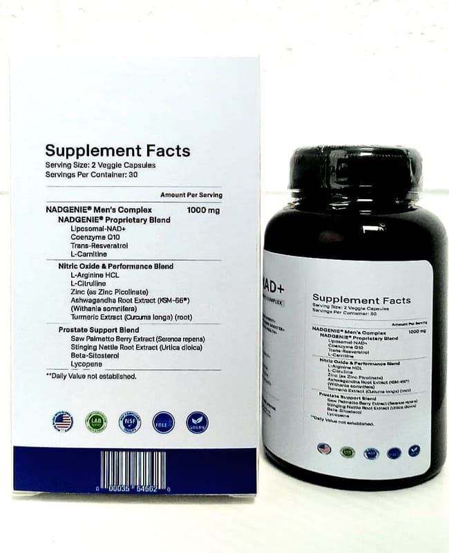 SELERB NAD+ MEN´S Original® |COMPLEX FÓRMULA AVANZADA 1000Mg
