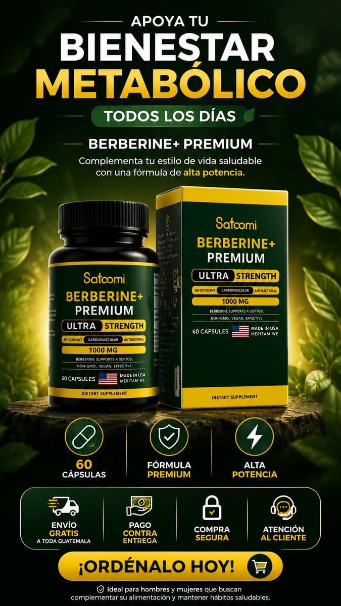 Berberina Vital — Metabolismo en Equilibrio, Energía sin Límites