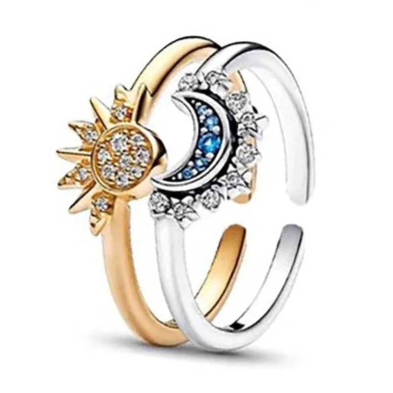 Anillos Eclipse Sol y Luna // OFERTAđ„EnvĂo Gratis