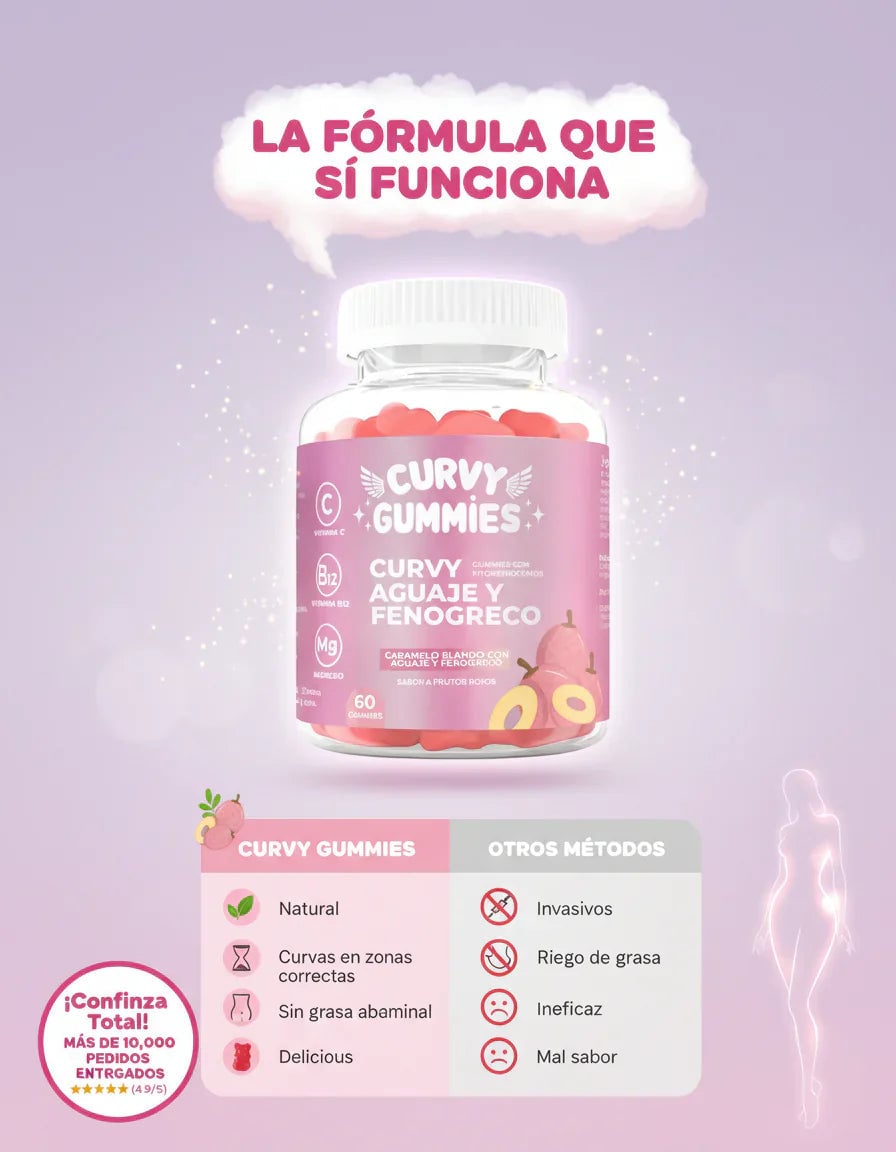 Curvy Gummies Glúteos Naturales