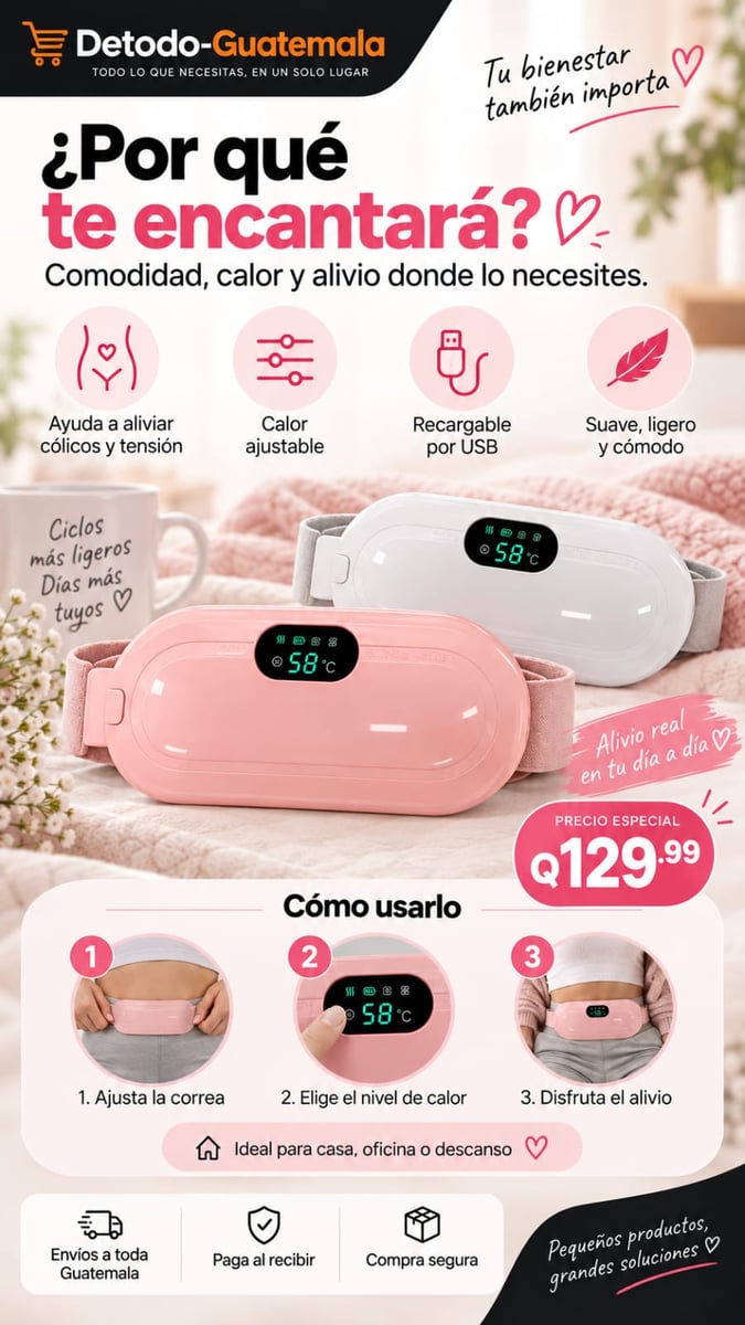 Cinturón menstrual
