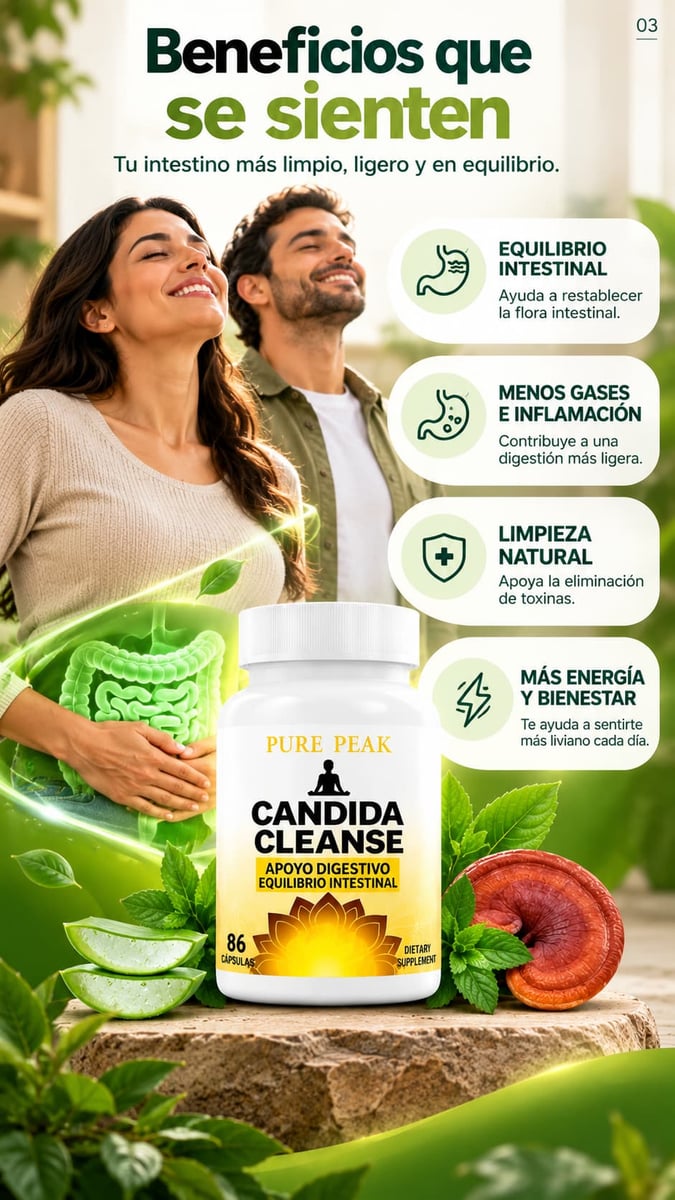 capsulas de candida cleanse