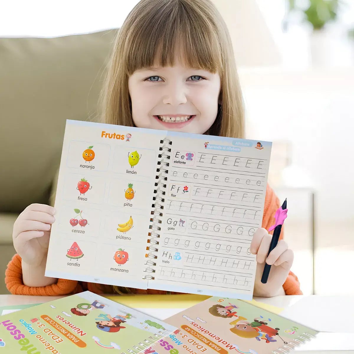 KIT DE 4 LIBROS CON TINTA MÁGICA REUTILIZABLE 📚 + ENVIO GRATIS