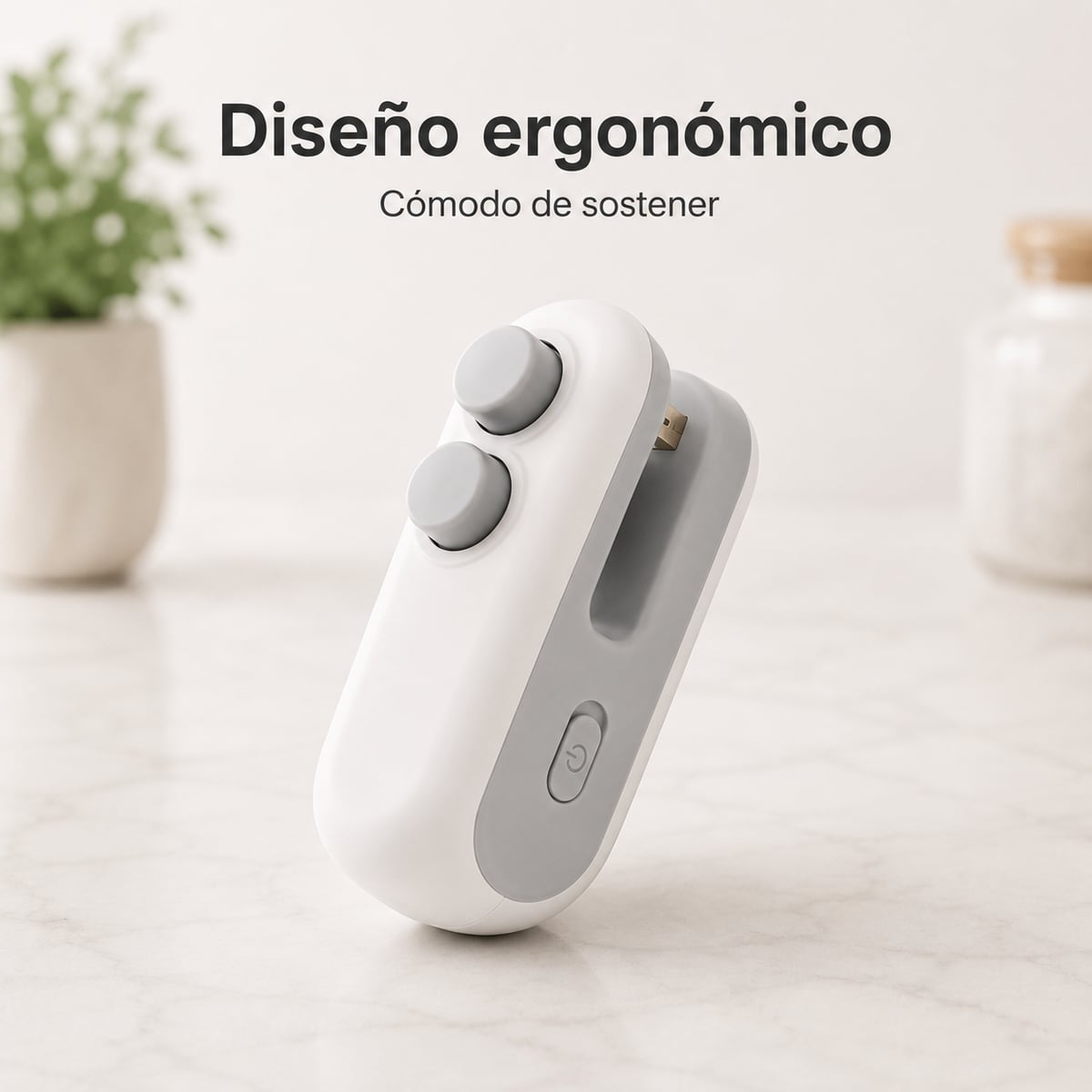 SellaFresh Go™ | Mini Selladora Portátil Recargable USB-C