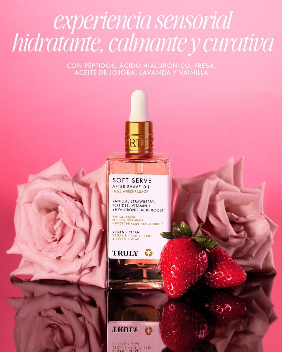 2X1 Aceite Post-Afeitado Truly Soft Serve - Piel de Seda e Hidratada
