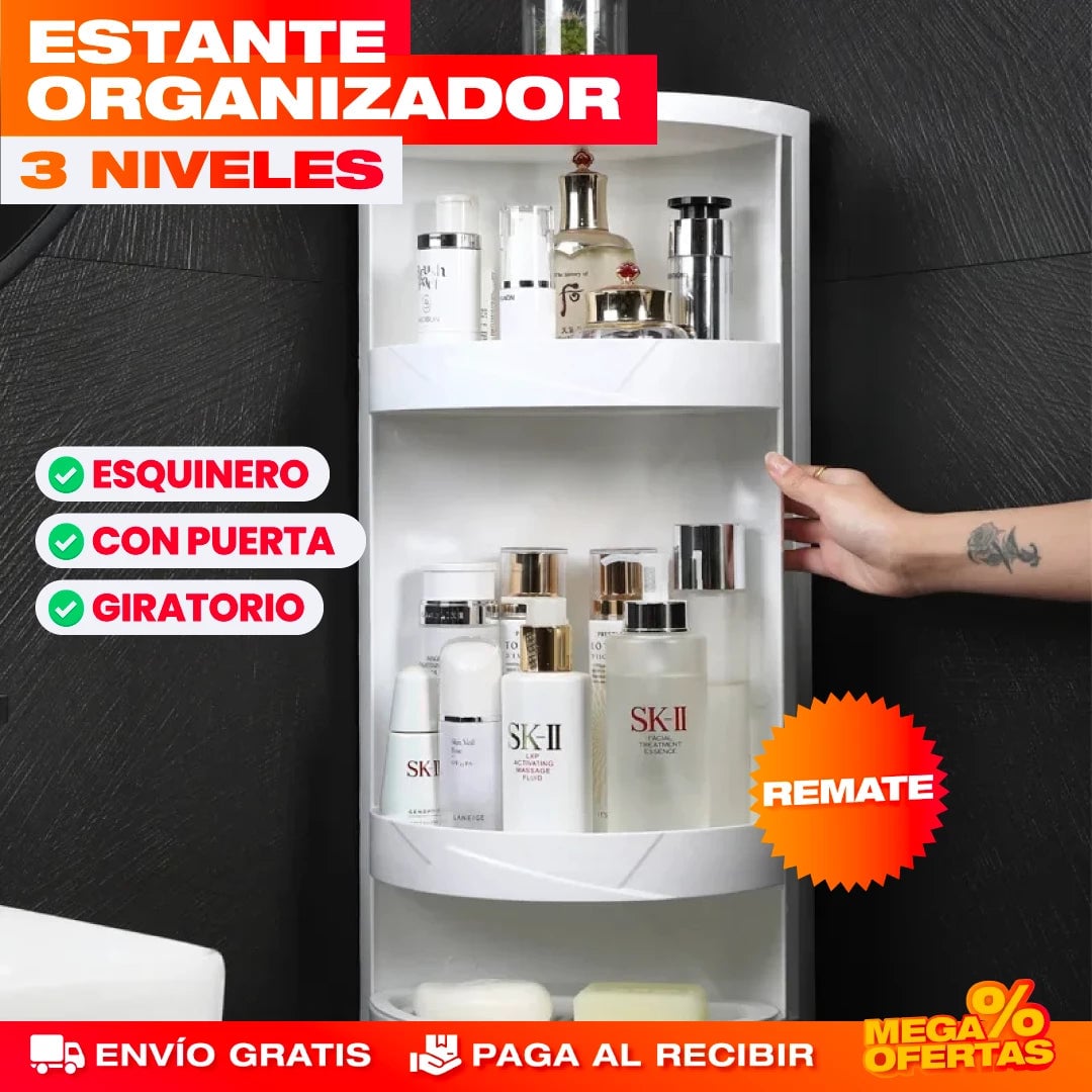PROMO LIQUIDACIÓN ESQUINERO ORGANIZADOR GIRATORIO 360°