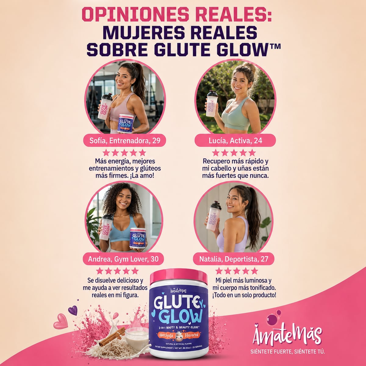 Glute &amp; Glow™ Tonificación y Belleza Femenina