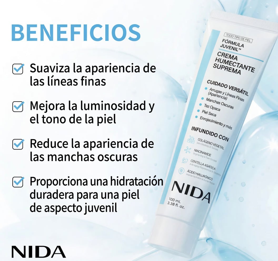 NIDA una FORMULA CREADA PARA TU BELLEZA. EL PACK Q219